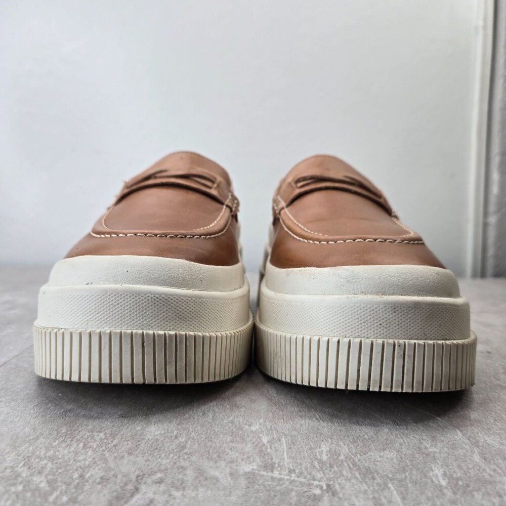 Sperry Women's Tan Platform Penny Loafers - Picture 3 of 11